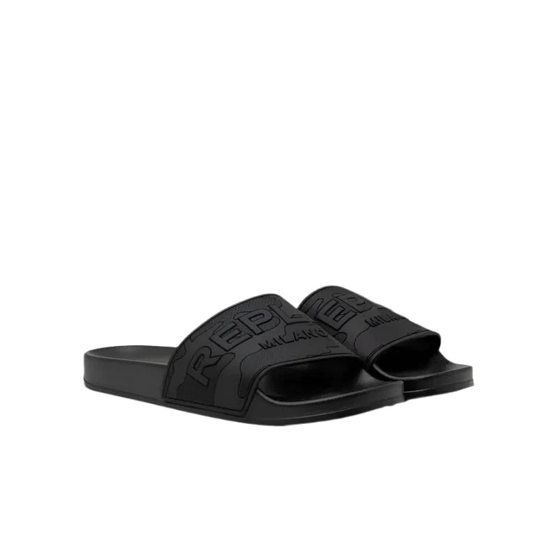 Replay Mens Up Graven Slides Black