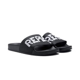 Replay Mens Up Tag Slides In Black And White