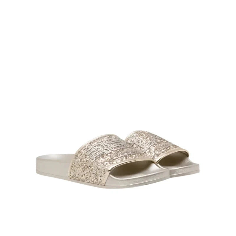 Replay Womens Up Patch Slides Platinium