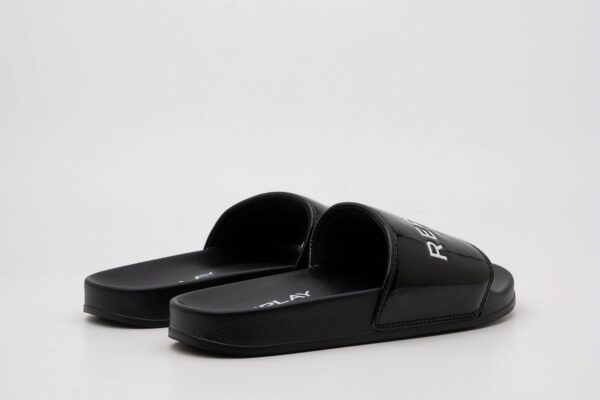 Replay Womens Up Patent Slides In Black