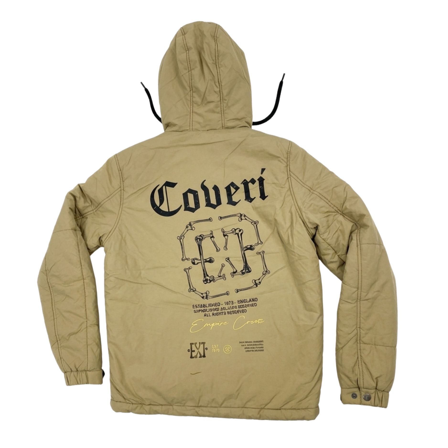 Enrico Coveri 002 Mens Jacket In Khaki