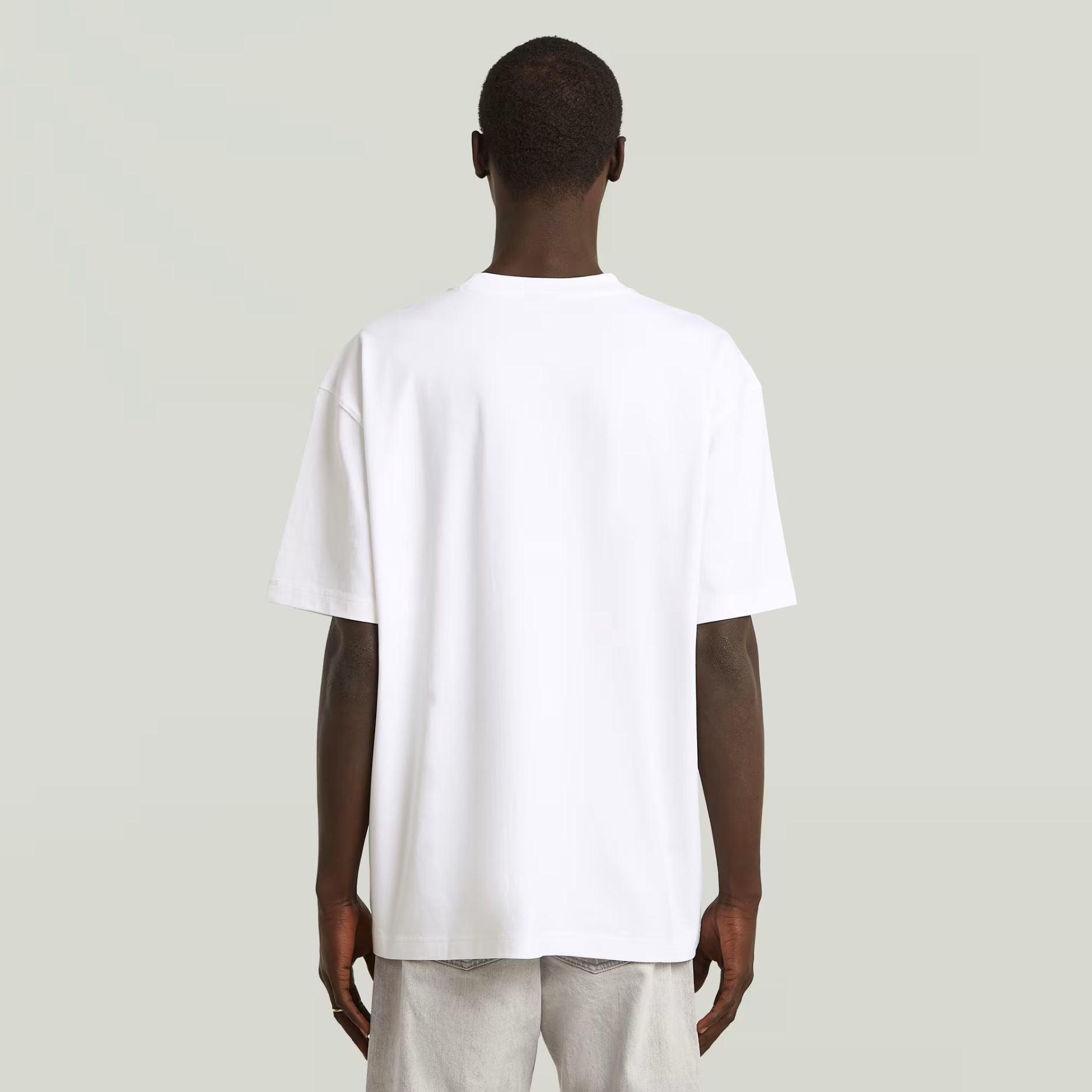 G-Star Raw HB Badge Relaxed T-Shirt In White