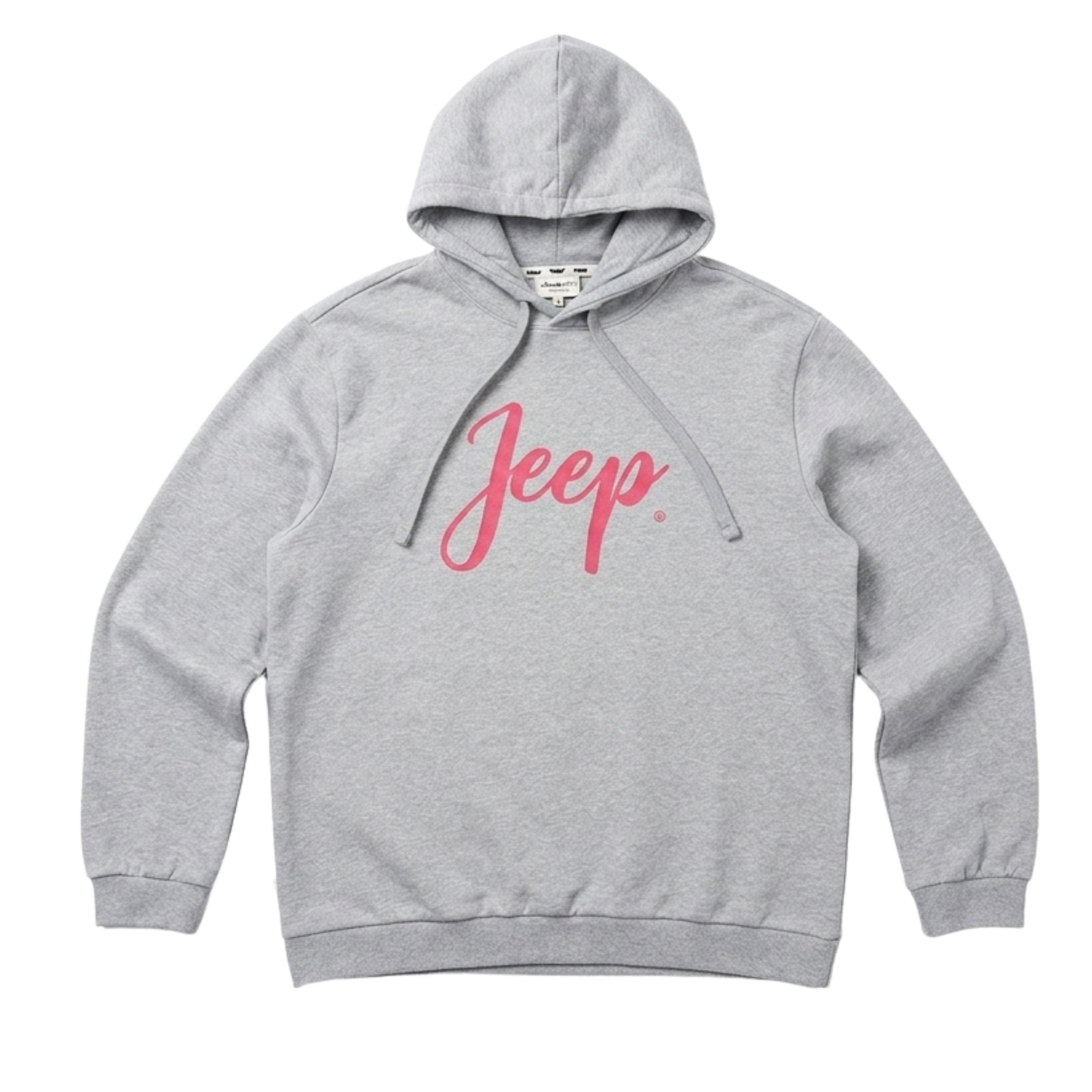 Jeep Womens Icon Pull Over Hoodie In Grey