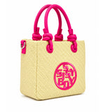 Sissyboy Everleigh Woven Mini Tote Bag In Pink