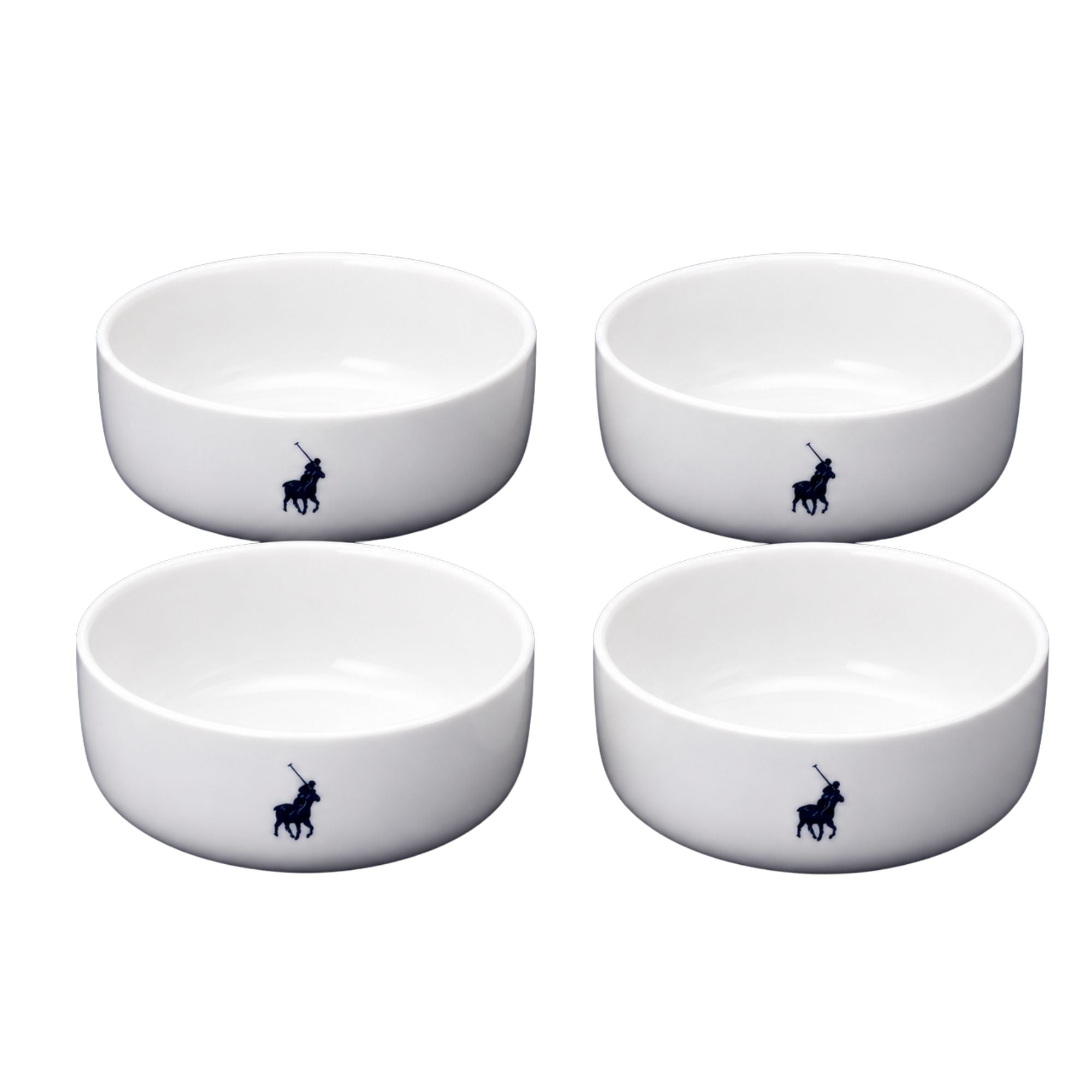 Polo Classic Snack Bowl 4 Piece Set In White