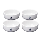 Polo Classic Snack Bowl 4 Piece Set In White