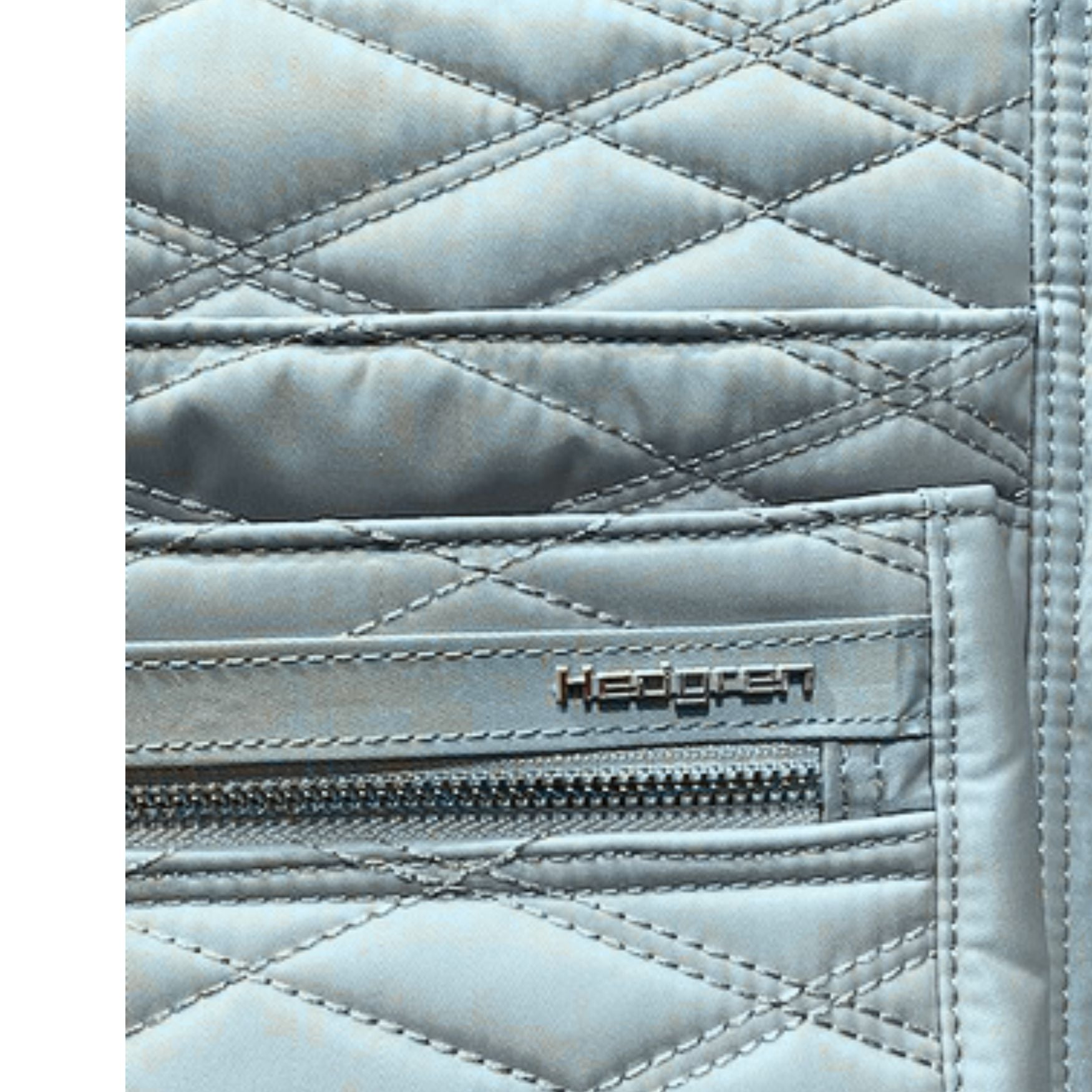 Hedgren Inner City Rfid Quilted Crossbody Bag In Pearl Blue
