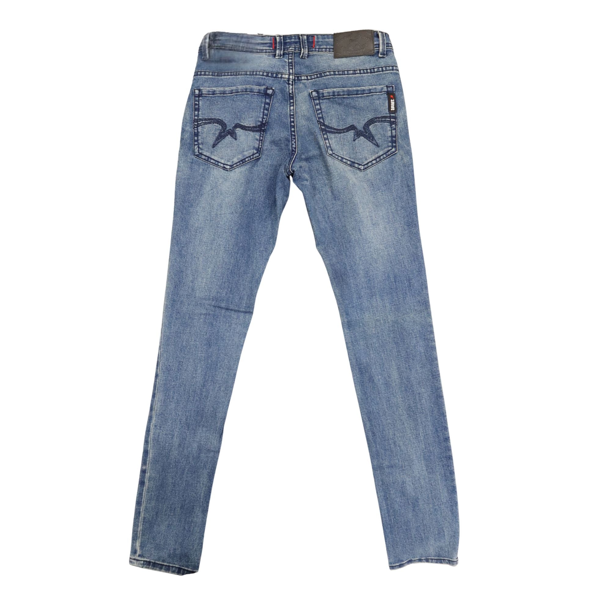 Soviet Mens Ferris Skinny Jeans In Light Indigo