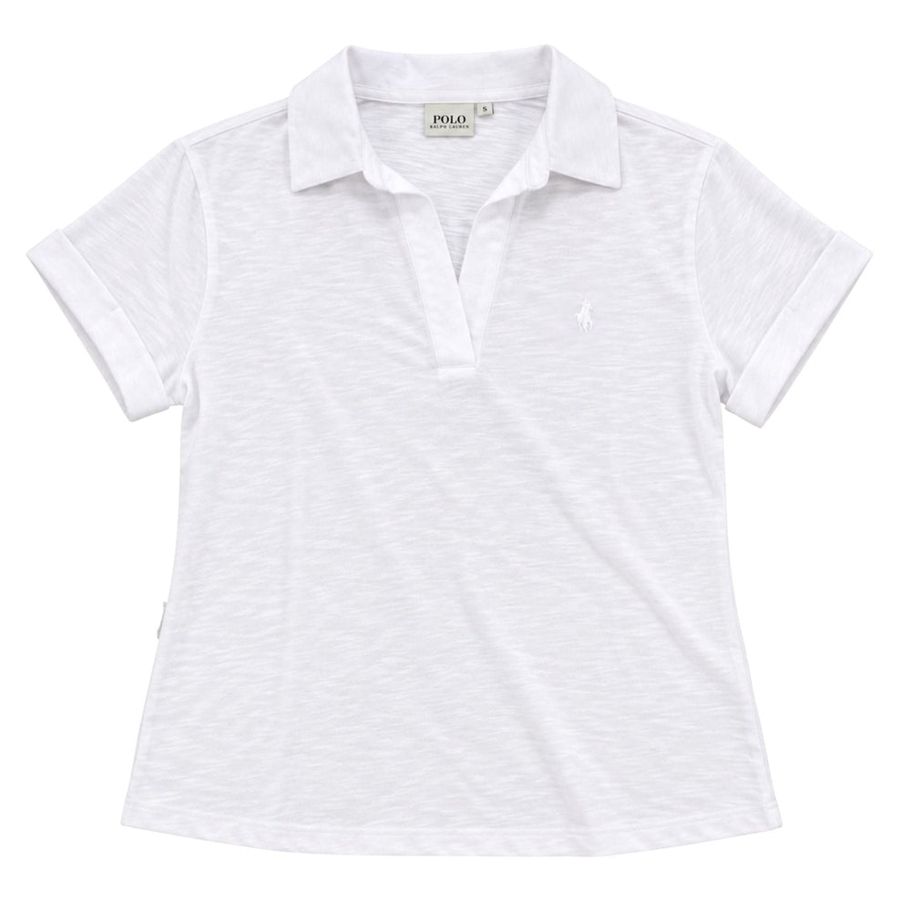 Polo Womens Bella Slub Golfer in White