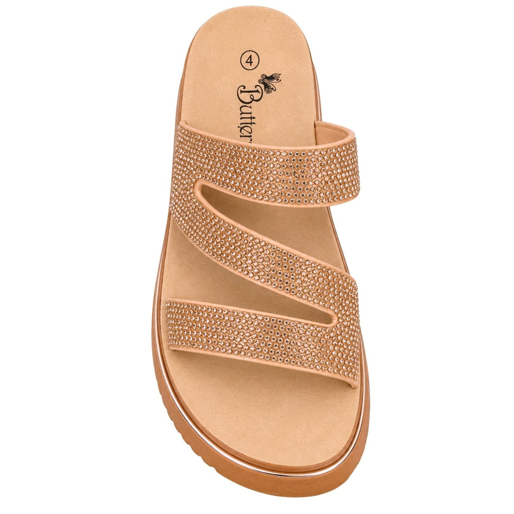 Butterfly Feet Ladies June 1 Shoes In Rose Gold
