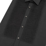 Morenzo Mens Tux Shirt In Black