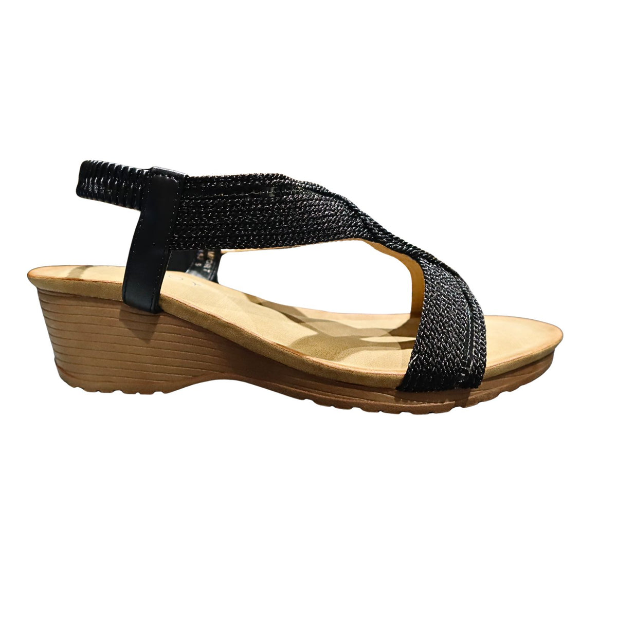 Savoy Ladies Luna Sandals In Black