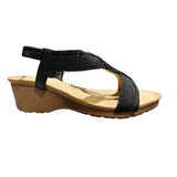 Savoy Ladies Luna Sandals In Black