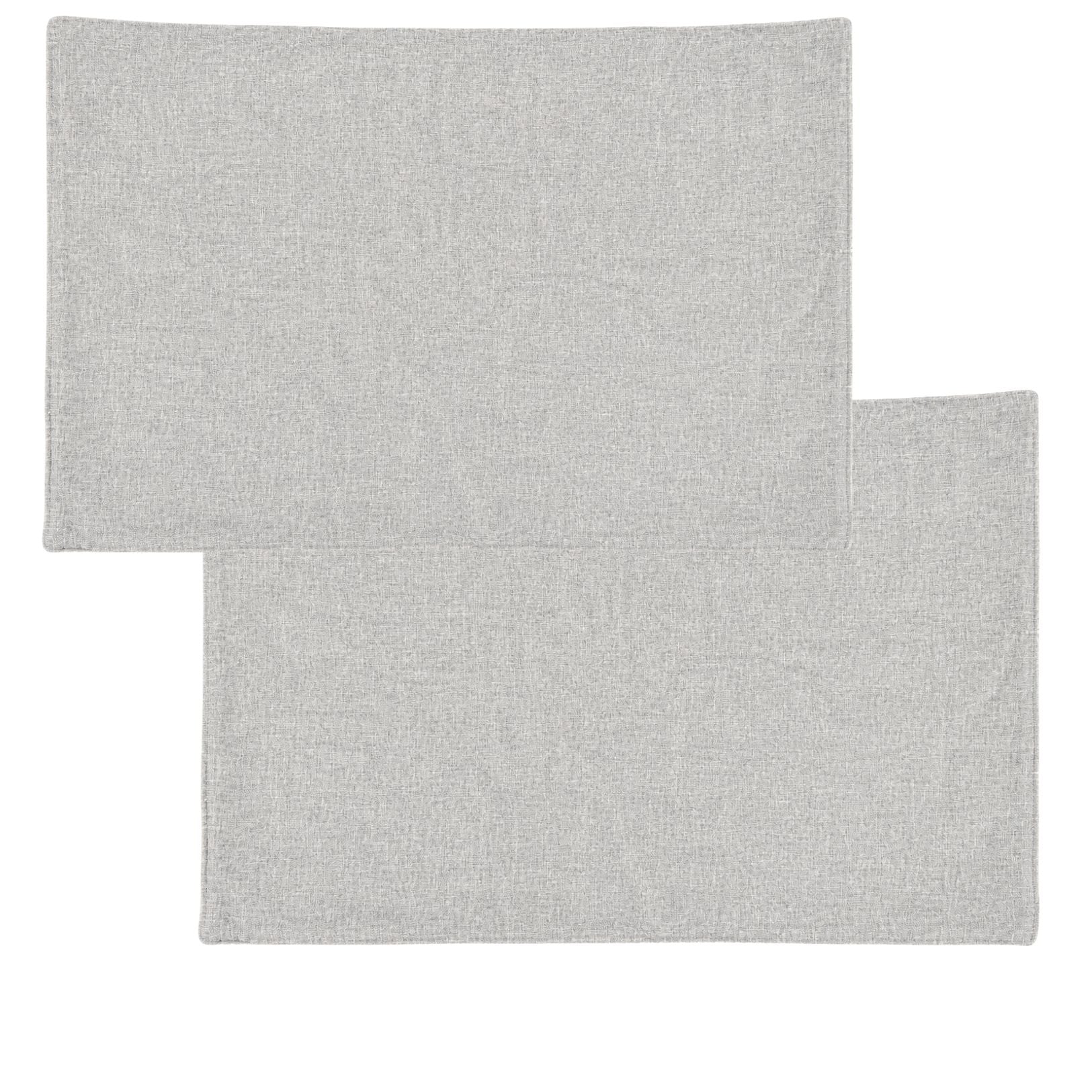 Cotton Co. Cashmere Linen Neutral Duvet Cover In Silver