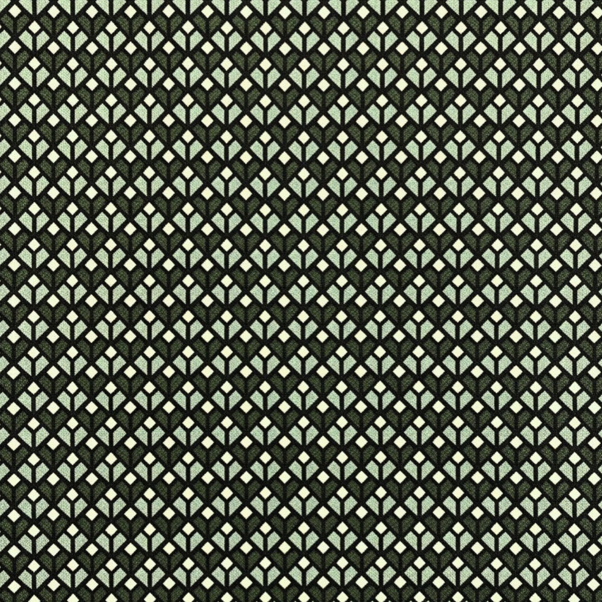 Polo Mens Micro Geo Print Shirt In Green