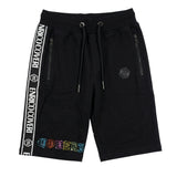 Enrico Coveri Mens Bling Shorts In Black
