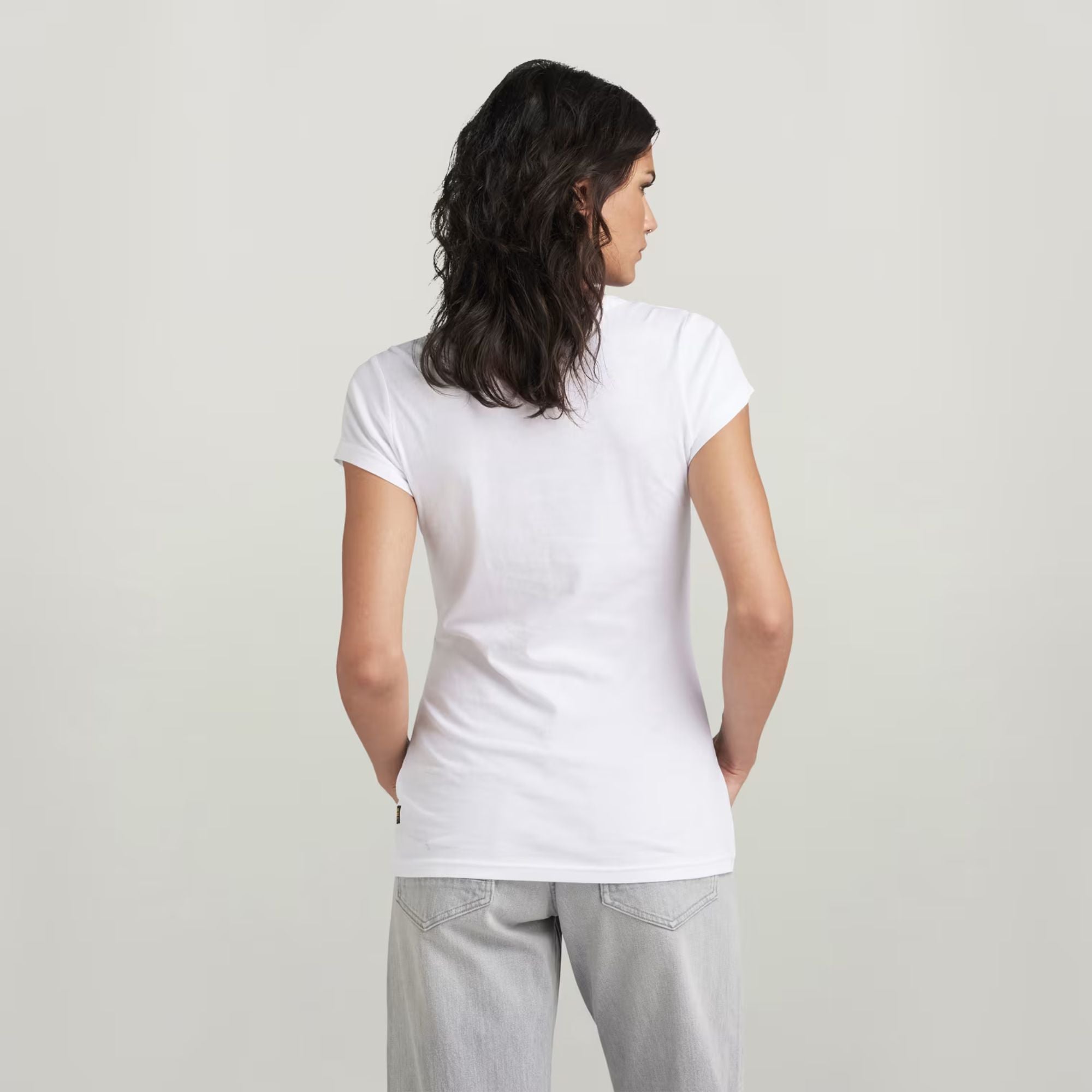 G-Star Raw Womens Eyben Slim T-Shirt In White