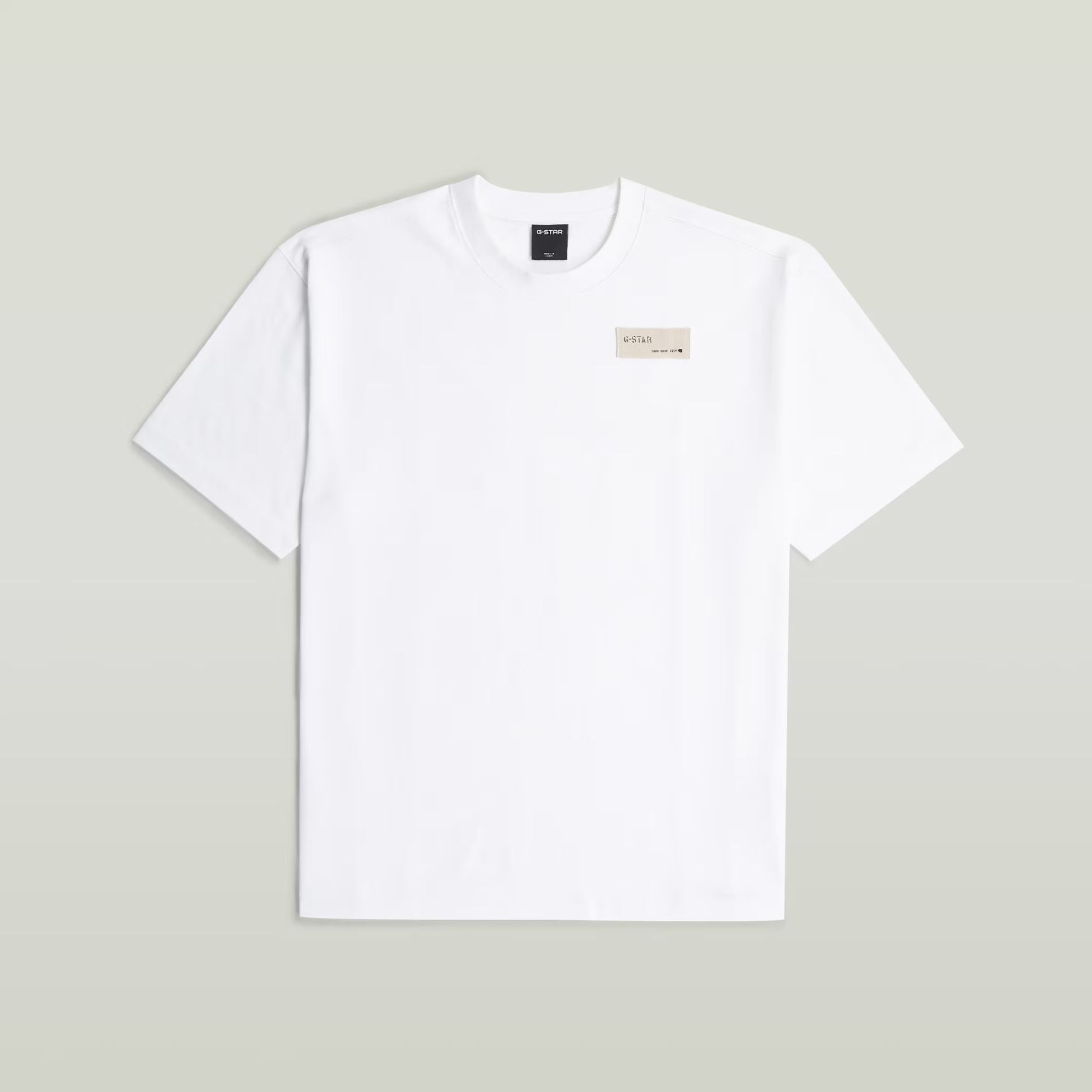 G-Star Raw HB Badge Relaxed T-Shirt In White