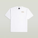 G-Star Raw HB Badge Relaxed T-Shirt In White