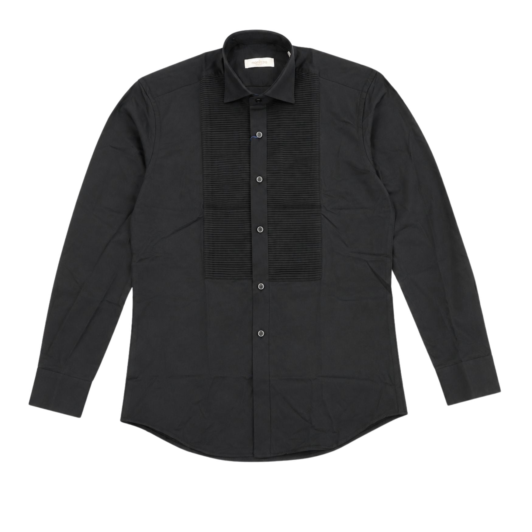 Morenzo Mens Tux Shirt In Black