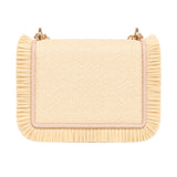 Sissyboy Ayla Straw Bag In Beige & Pink