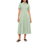 Polo Womens Emily Fit & Flare Dress In Cool Sage