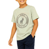 Polo Boys Logan Crested T-Shirt In Cool Sage