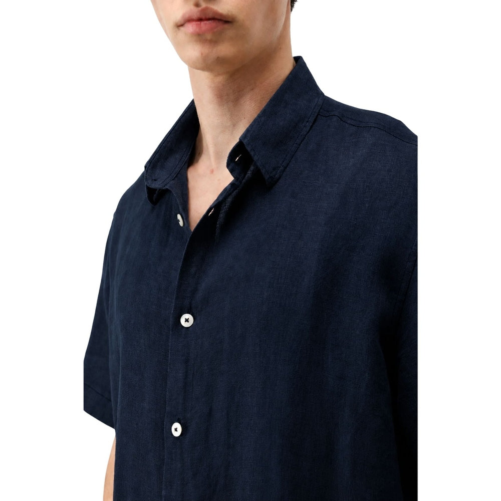 Antioch Mens Short Sleeve Shirt In Navy