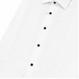 Morenzo Mens Tux Shirt In White