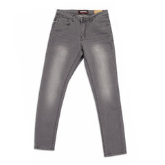 Soviet Mens Terminator #9 Slim Leg Jeans in Grey
