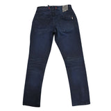 Soviet Mens Straight Leg Denim Jeans In Blue Black