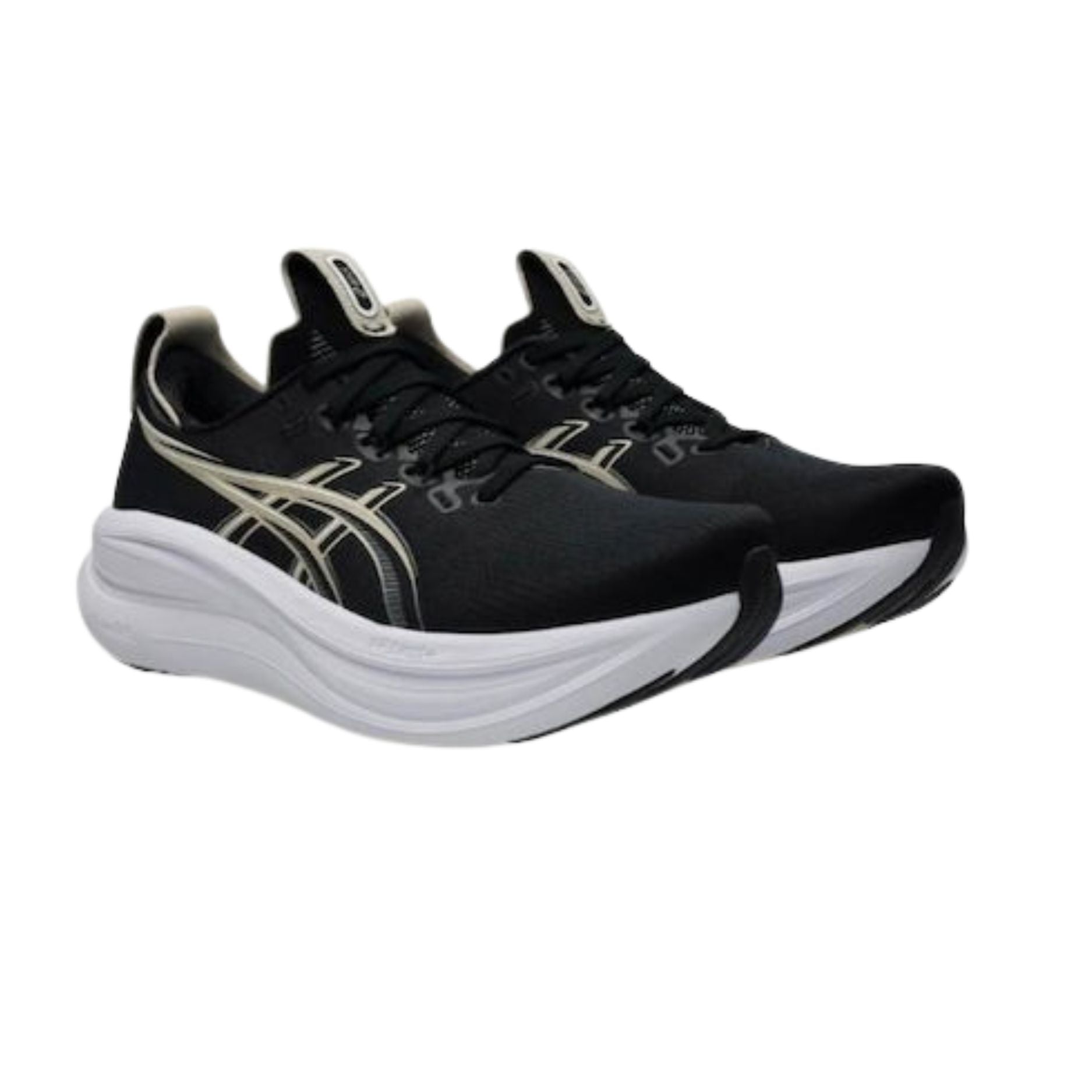 Asics Mens Gel-Nimbus 28 Shoes In Black & Grey