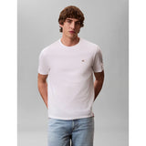 Calvin Klein Mens Badge 2 Pack T-Shirts In White Multi