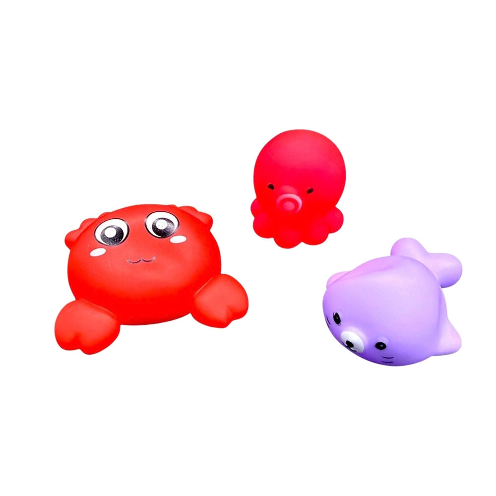 Mother's Choice Girls 3 Hooded Towels & 3 Squeakys In Pink