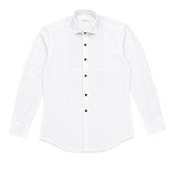 Morenzo Mens Tux Shirt In White