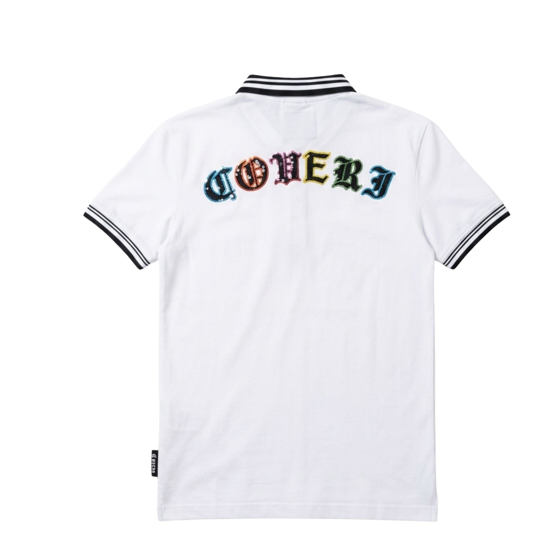 Enrico Coveri Mens Bling Golfer In White