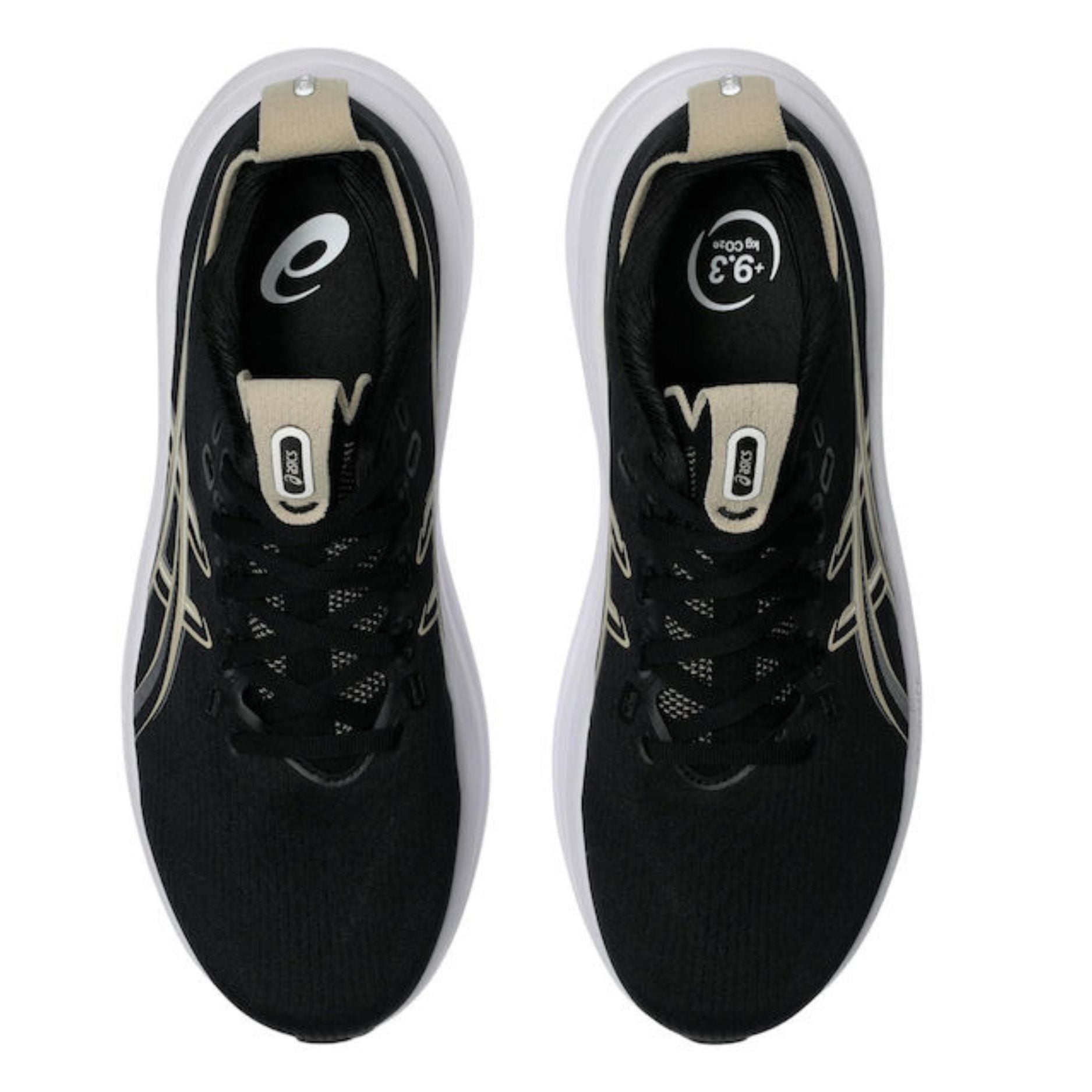 Asics Mens Gel-Nimbus 28 Shoes In Black & Grey