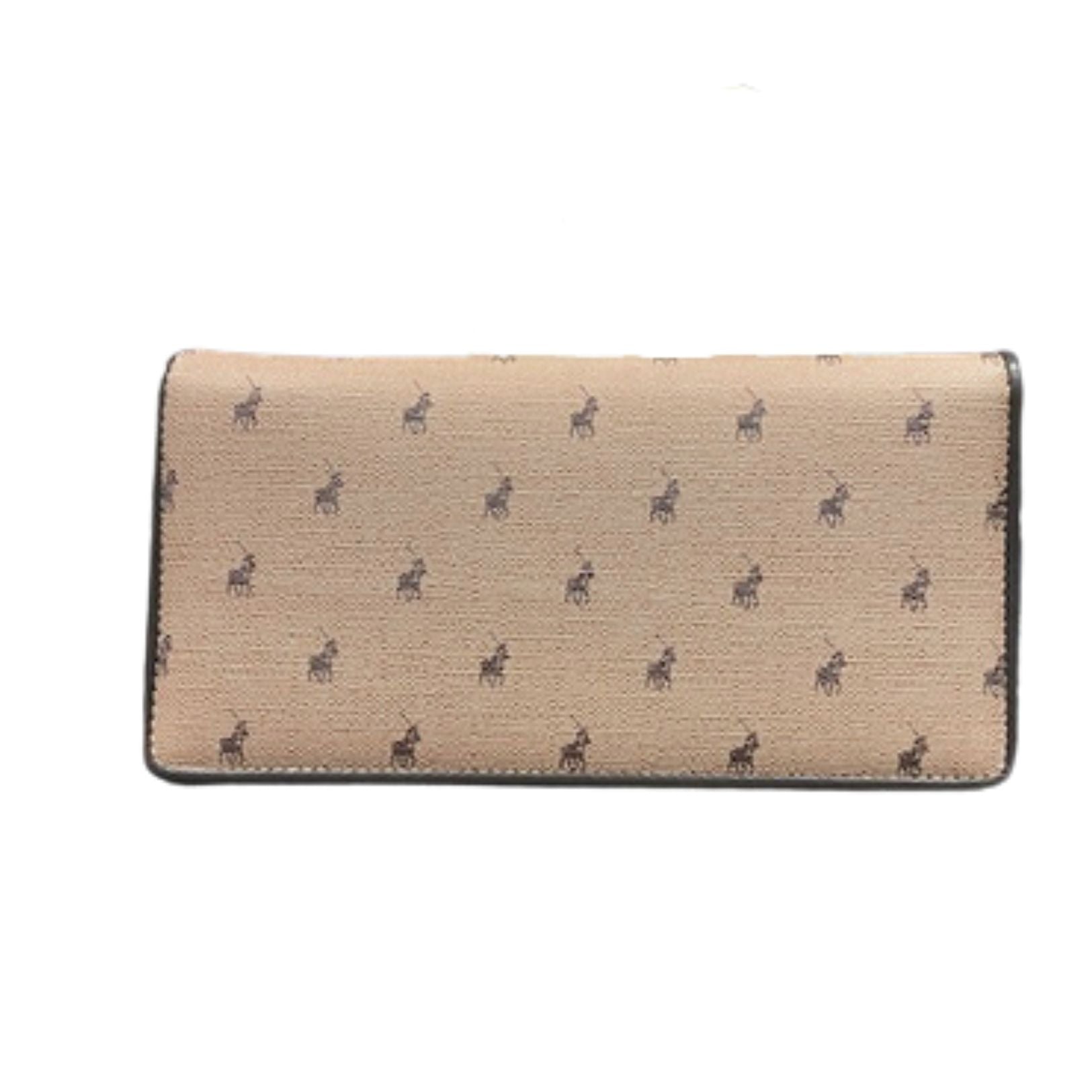Polo Signature Continental Purse In Camel