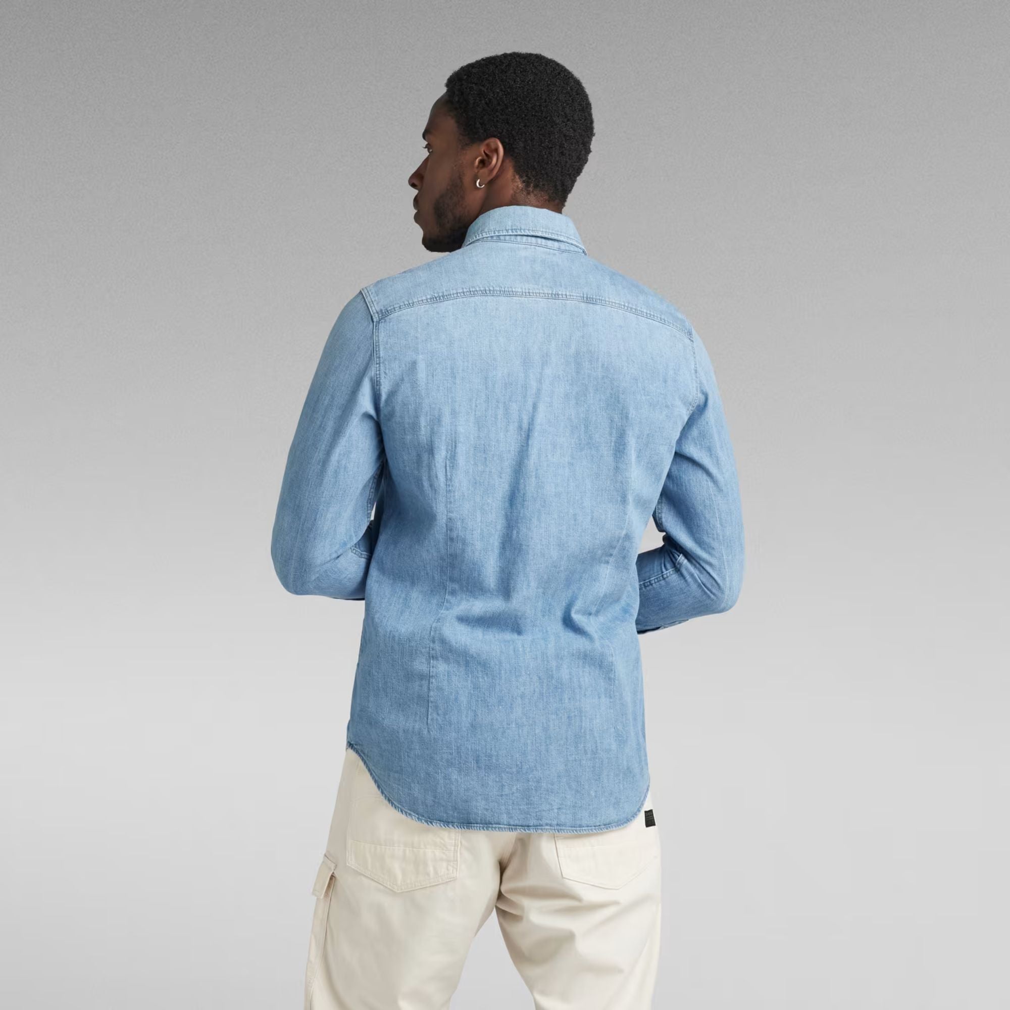 G-Star Raw Slim Shirt In Medium Age