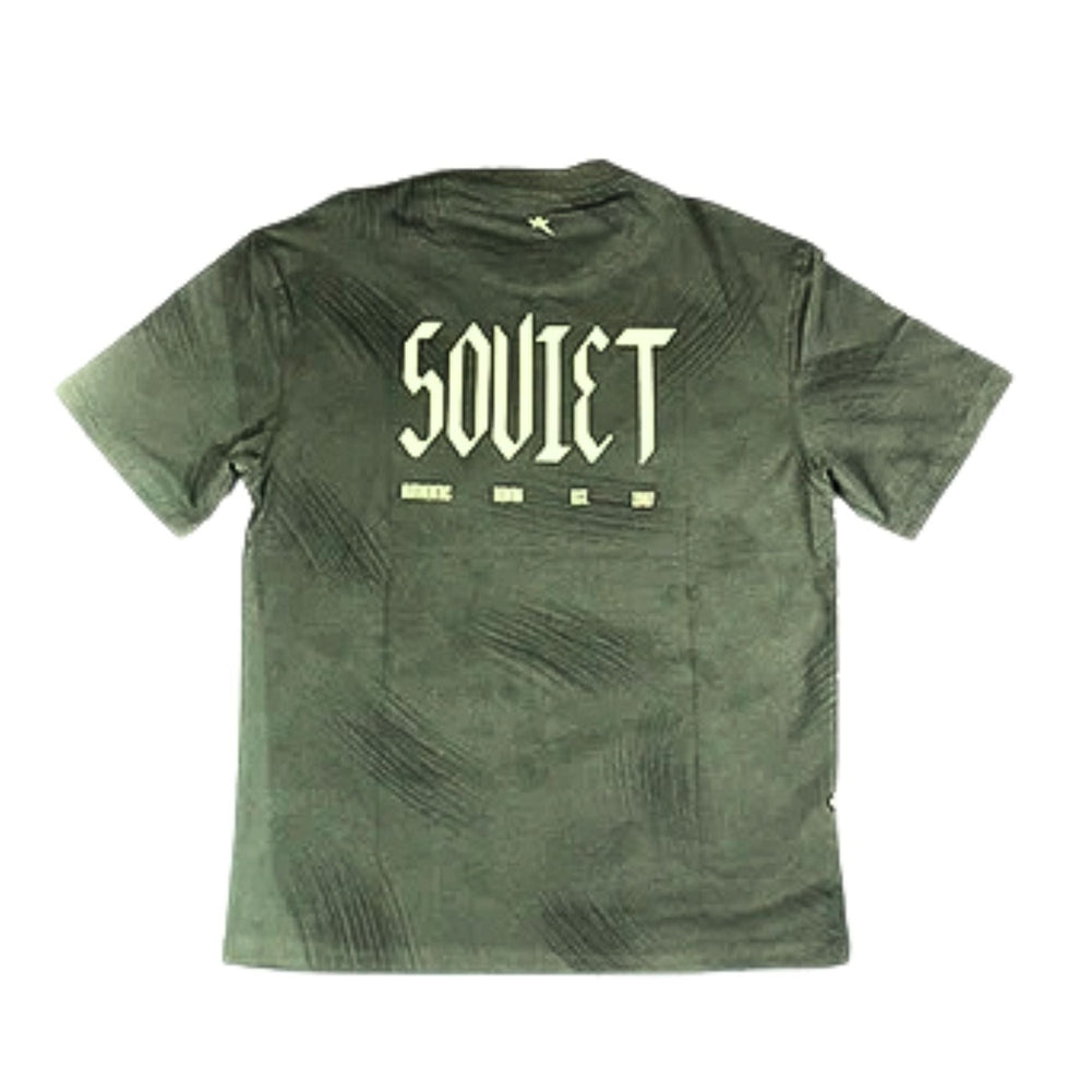 Soviet Mens Simmons Rotary T-Shirt In Fatigue