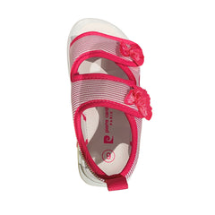 Pierre Cardin Girls Joey Sandals In Pink & White