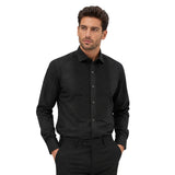 Morenzo Mens Tux Shirt In Black