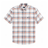 Polo Mens Large Check Shirt In Orange