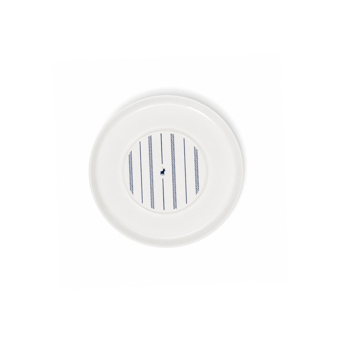 Polo Rope Design Saucer 4Pc In Navy