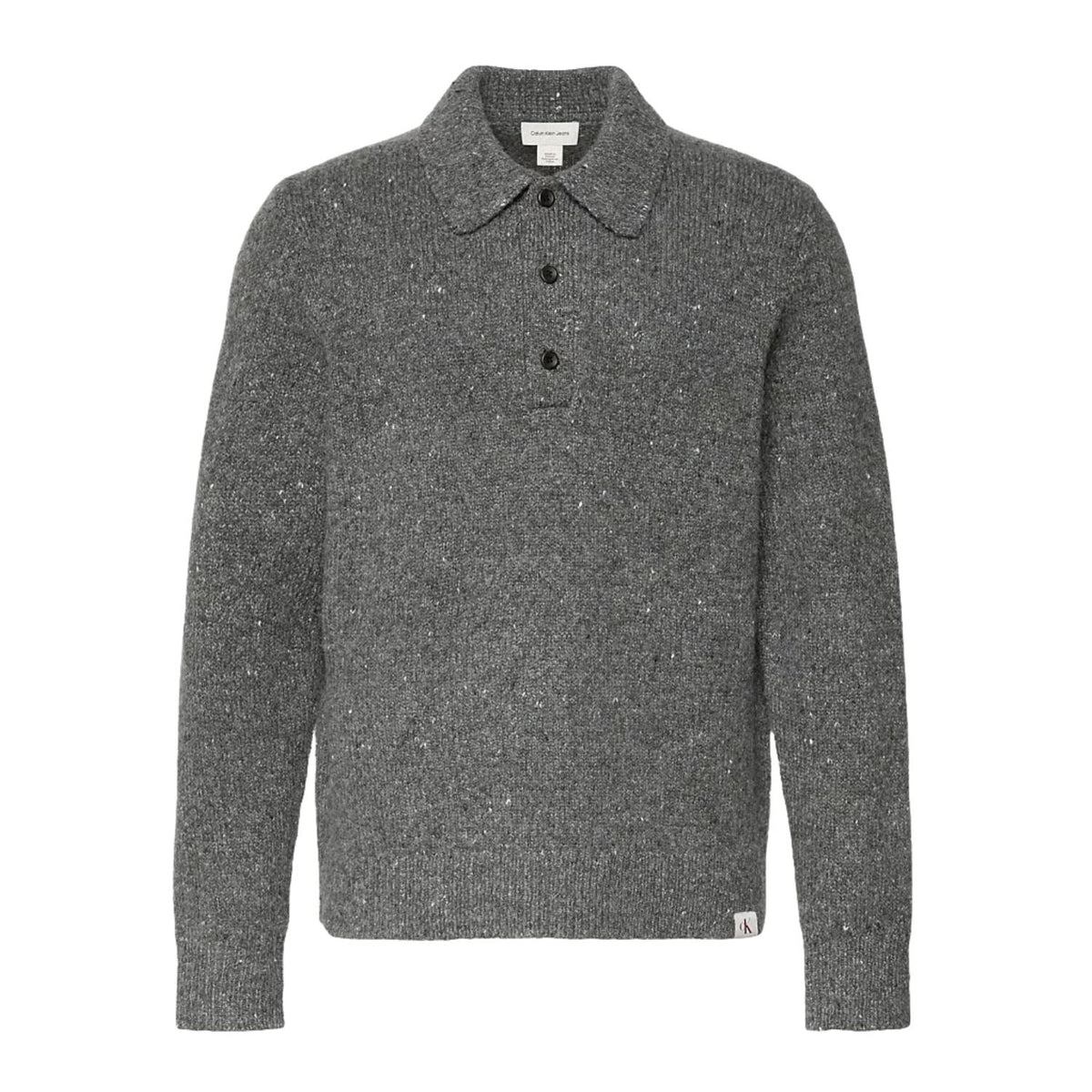 Calvin Klein Mens Yarn Sweater In Grey