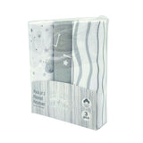 Mother's Choice Unisex Baby Flannel Stars Reciever In Grey