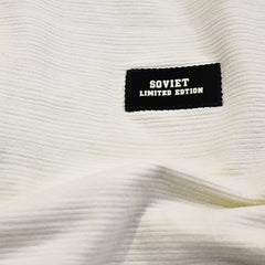 Soviet Mens Beat Fashion Golfer In Ecru