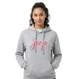 Jeep Womens Icon Pull Over Hoodie In Grey
