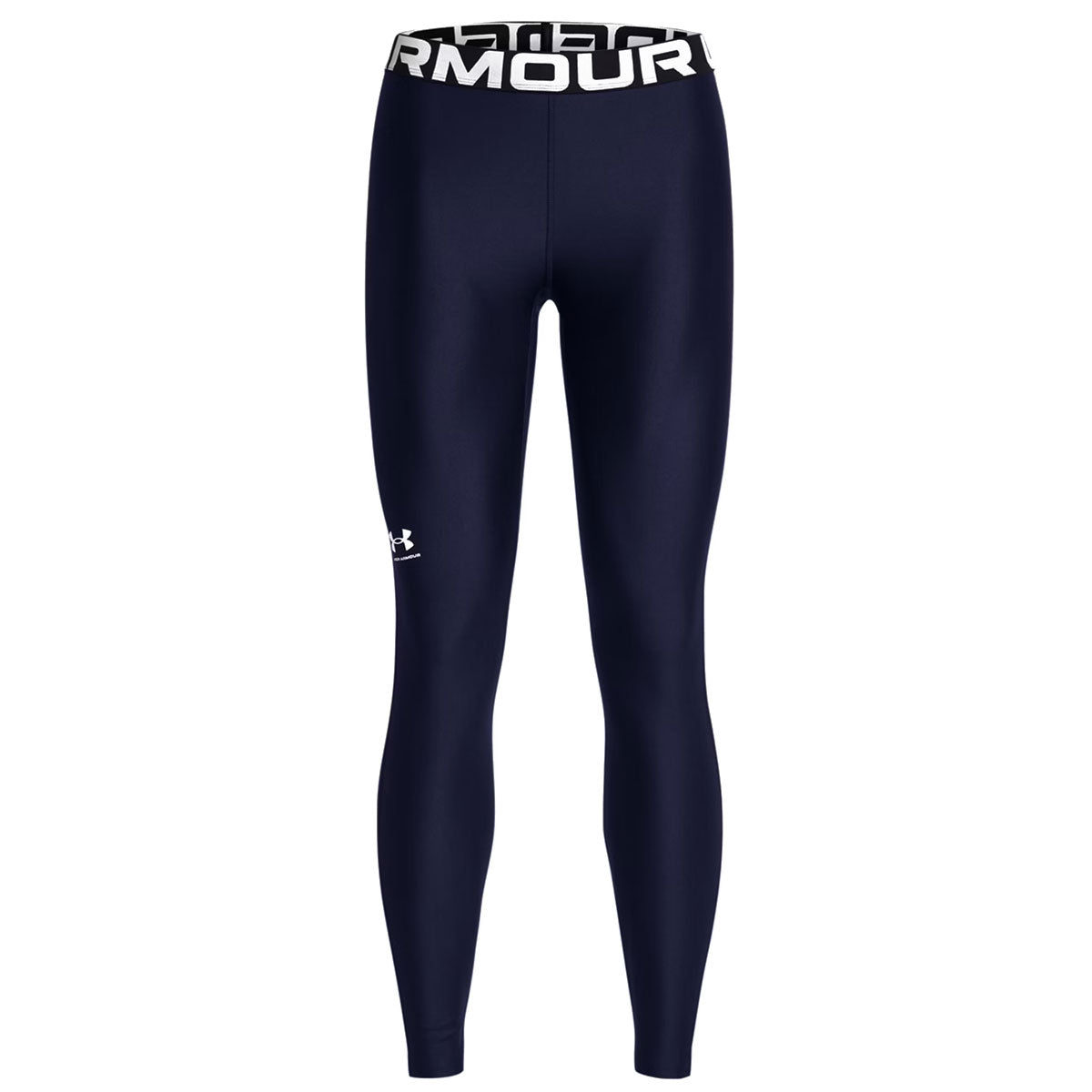 Under Armour Heatgear Authentics Leggings In Navy Blue