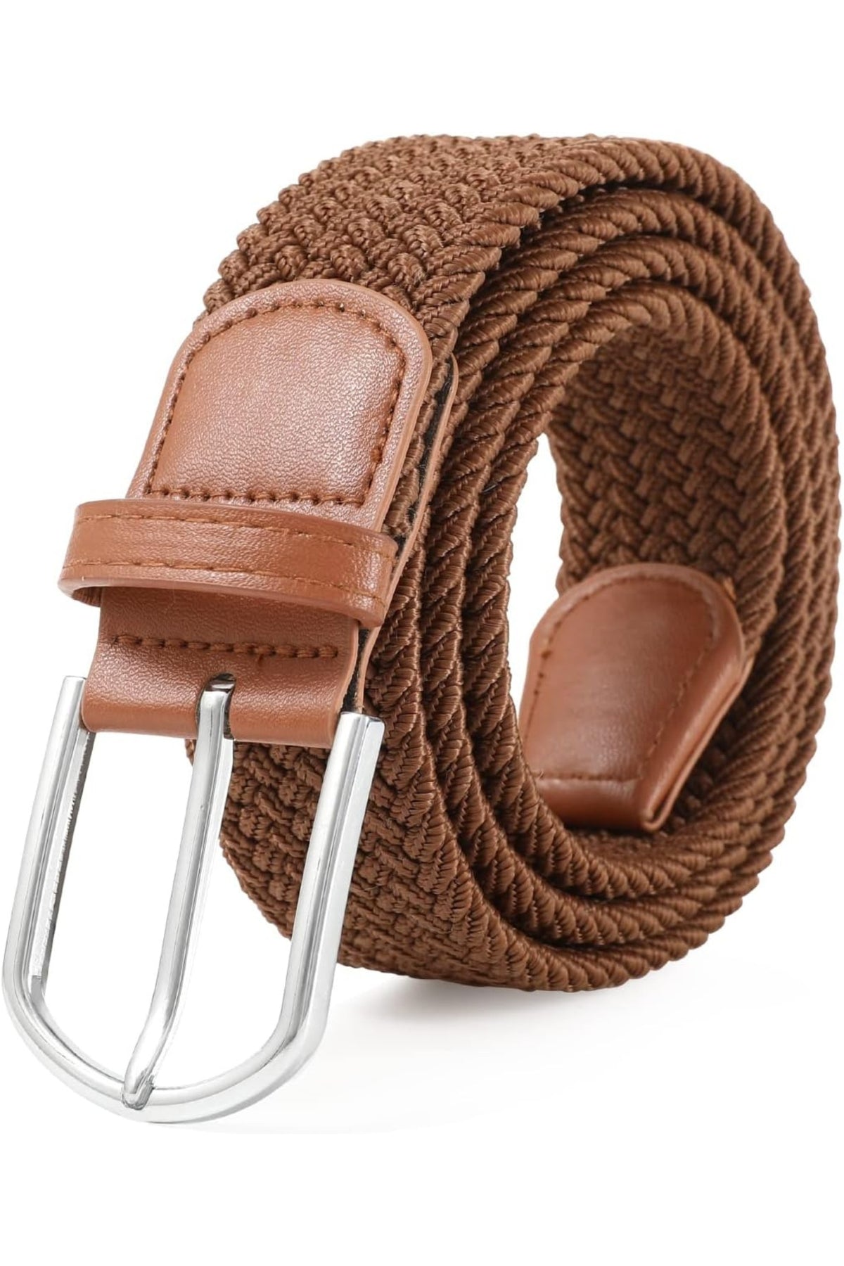Ben Sherman Woven Braided Weave Belt Tan